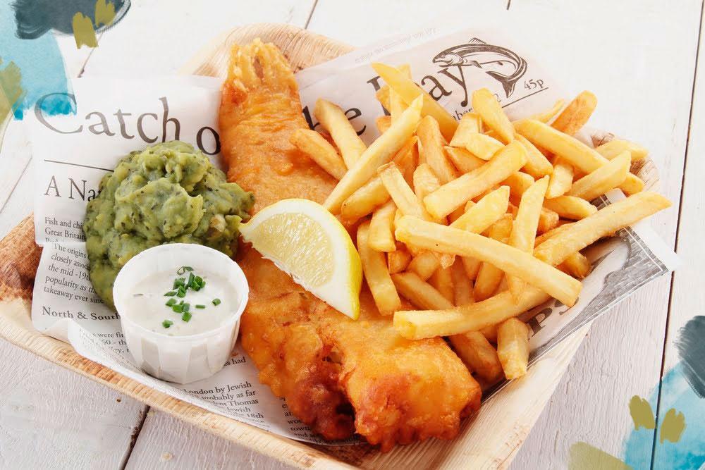 pesce fritto con patatine