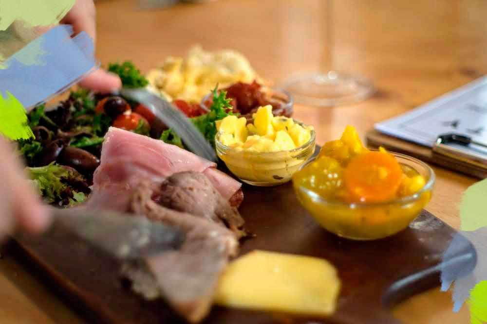 buffet di piatti freddi in Inghilterra