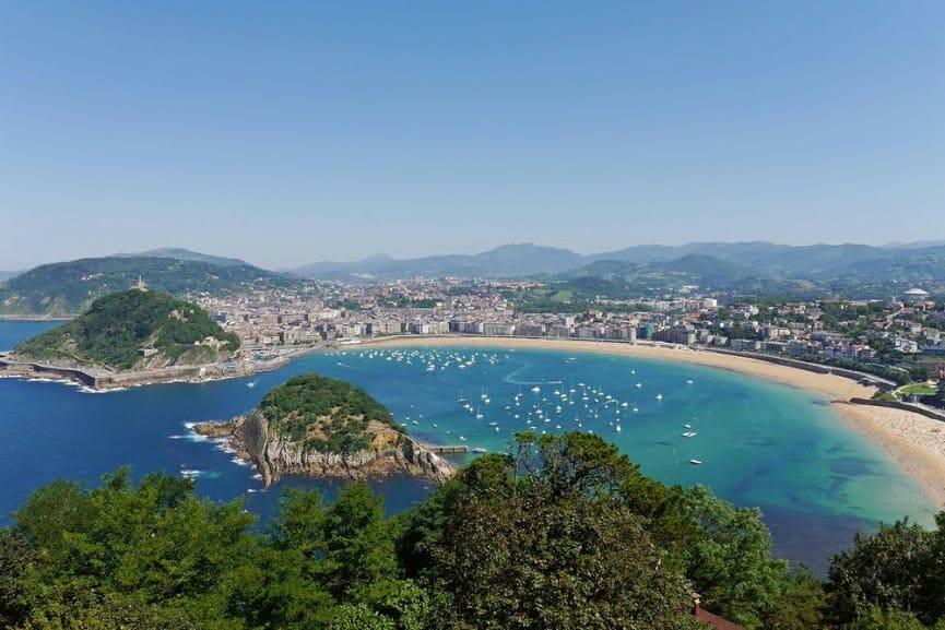 vistas desde el Monte Igeldo San Sebastián