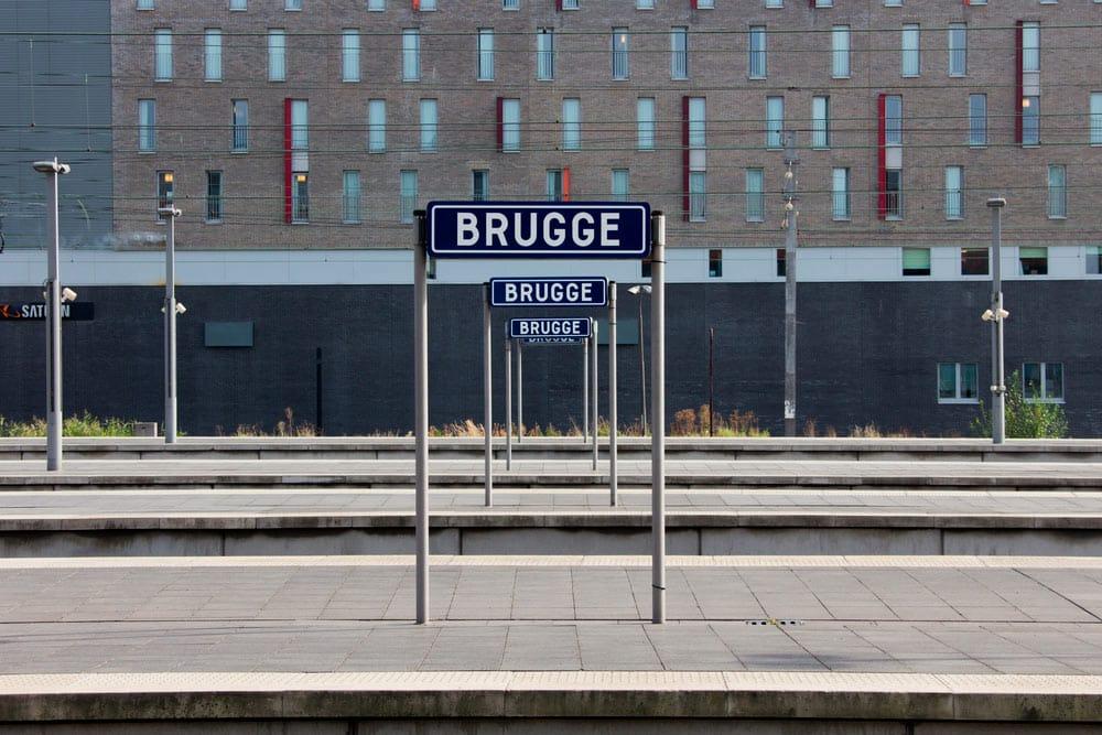stazione ferroviaria di Bruges in Belgio