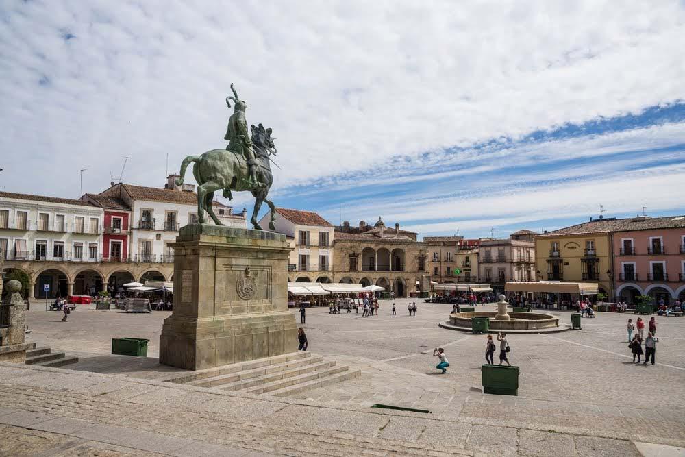 Plaza Mayor di Trujillo, Estremadura