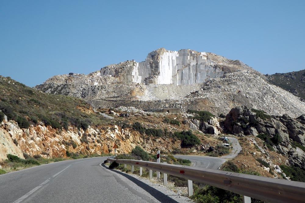 cava di marmo a Naxos