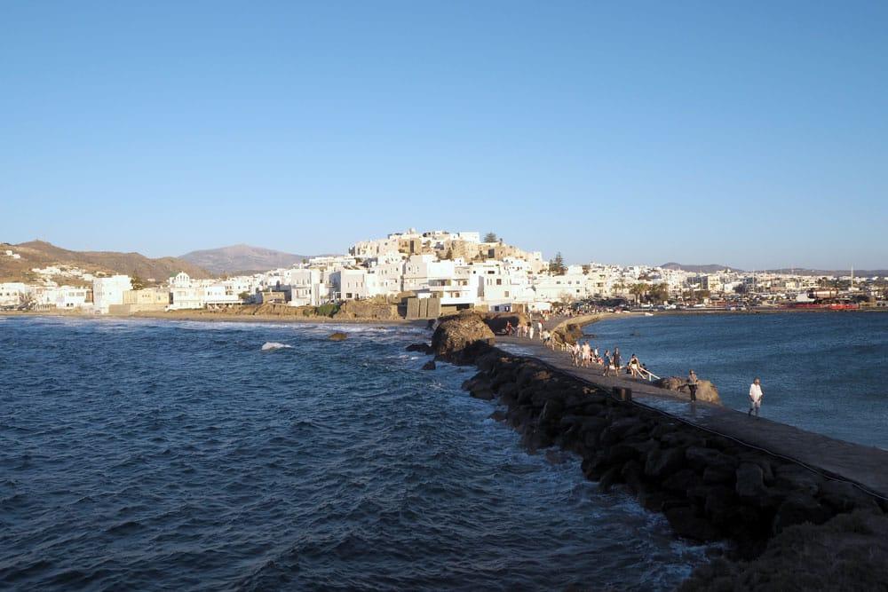 paese di Chora a Naxos
