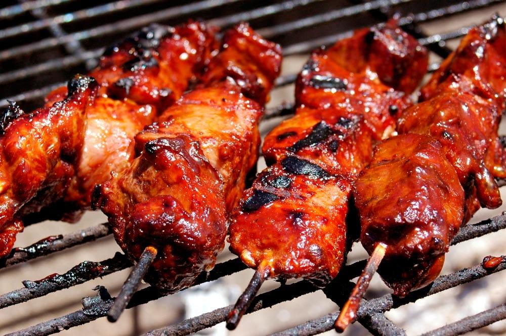 spiedini di carne tipici del Sudafrica