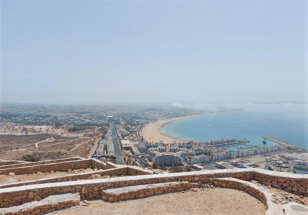 vista panoramica di Agadir