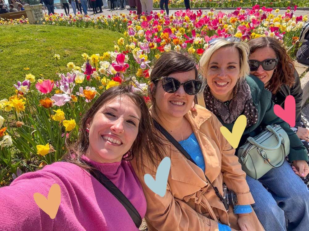lago di garda con amiche