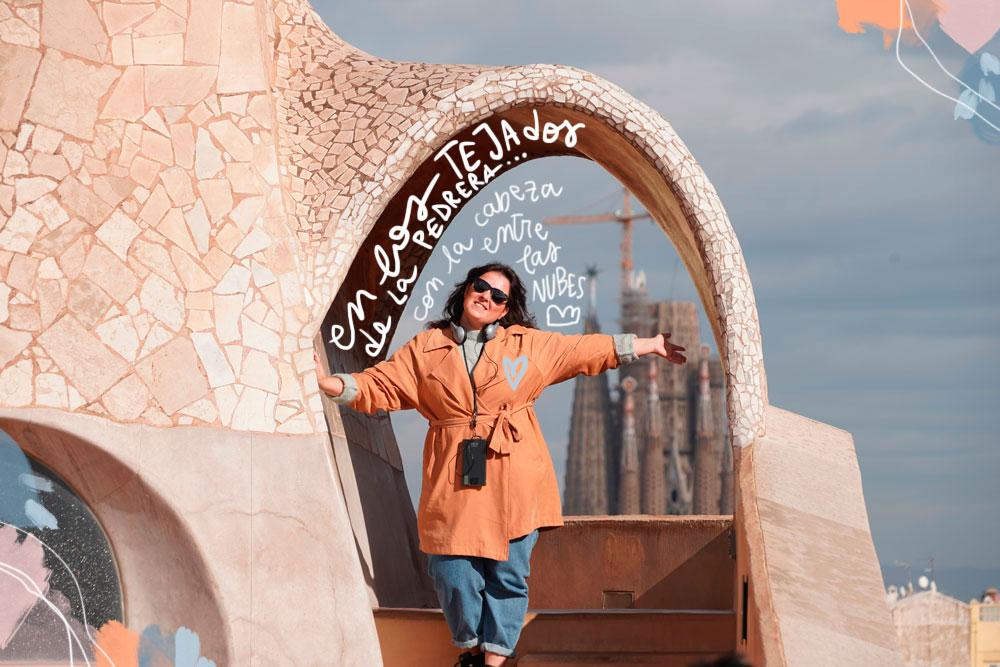 tetti de La Pedrera a Barcellona