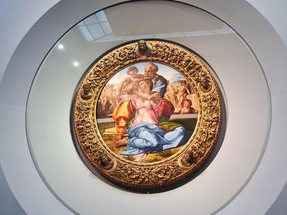 Tondo Doni che vedere in gli uffizi