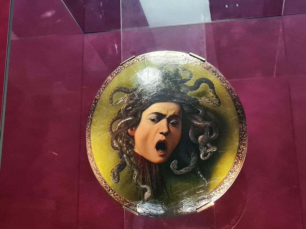testa di medusa, caravaggio