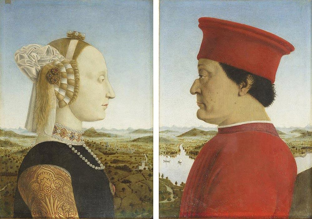 duchi di urbino, piero della francesca