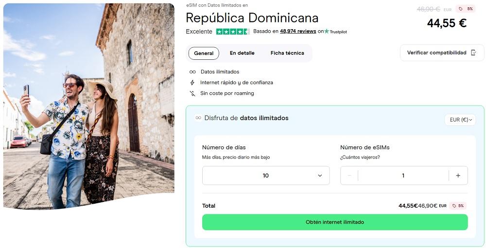 miglior eSIM Repubblica Dominicana