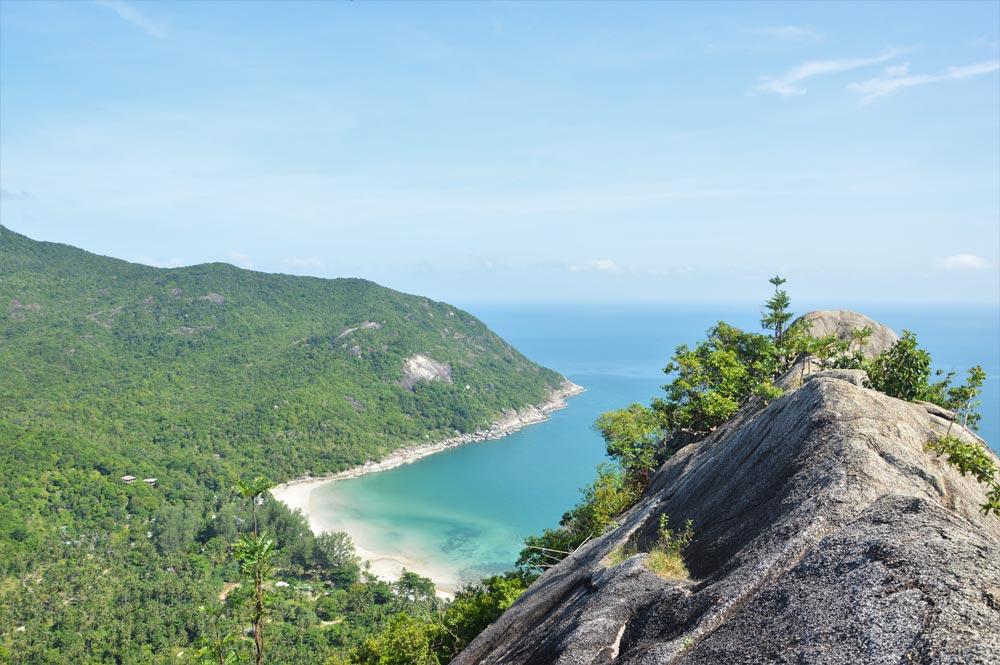 Vista dal punto panoramico di Bottle Beach Koh Phangan