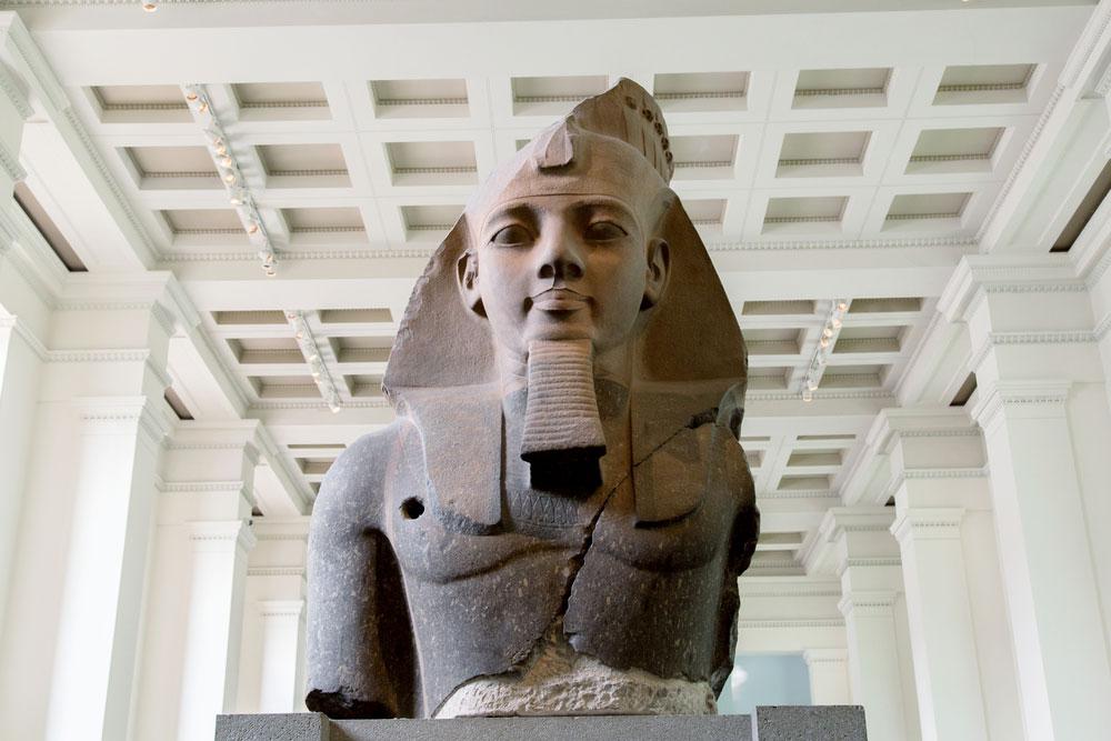 Busto di Ramses II migliori oggetti Museo Britannico