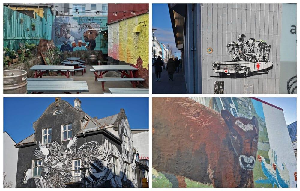 arte di strada a reykjavik