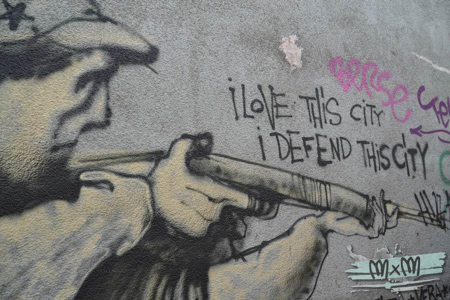 muro Sarajevo guerra di Bosnia