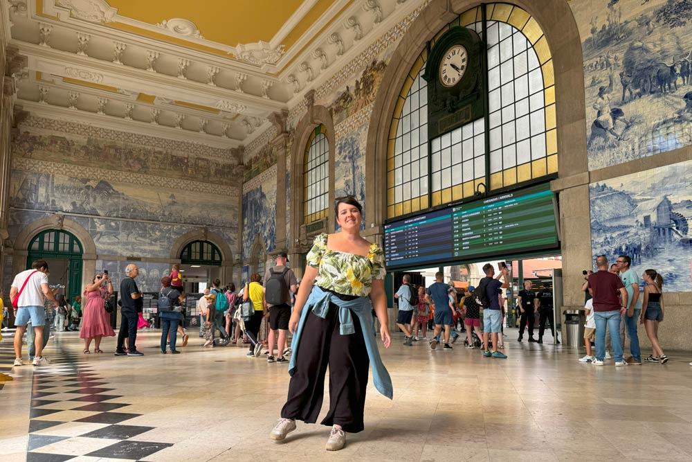 stazione di Sao Bento a Porto