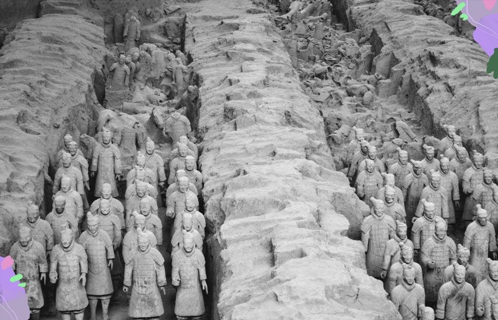 esercito di terracotta a Xian