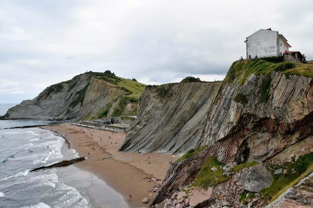 flysch Zumaya Paesi Baschi