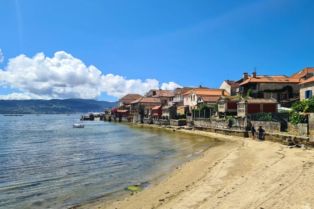 Playa de Padrón a Combarro