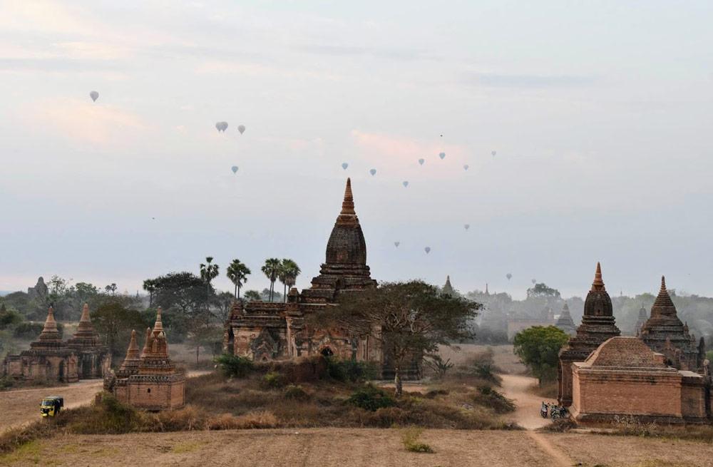 Templi di Bagan in Myanmar