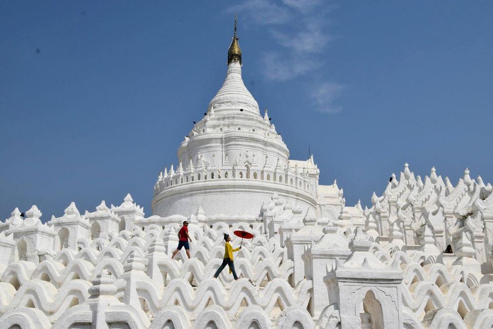 Hsinbyume Paya in Mingun Myanmar