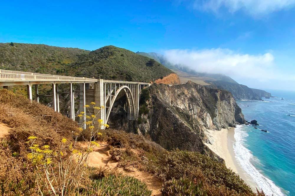 ponte nella Big Sur in California