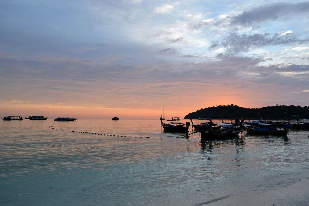 tramonto da Pattaya Beach Koh Lipe