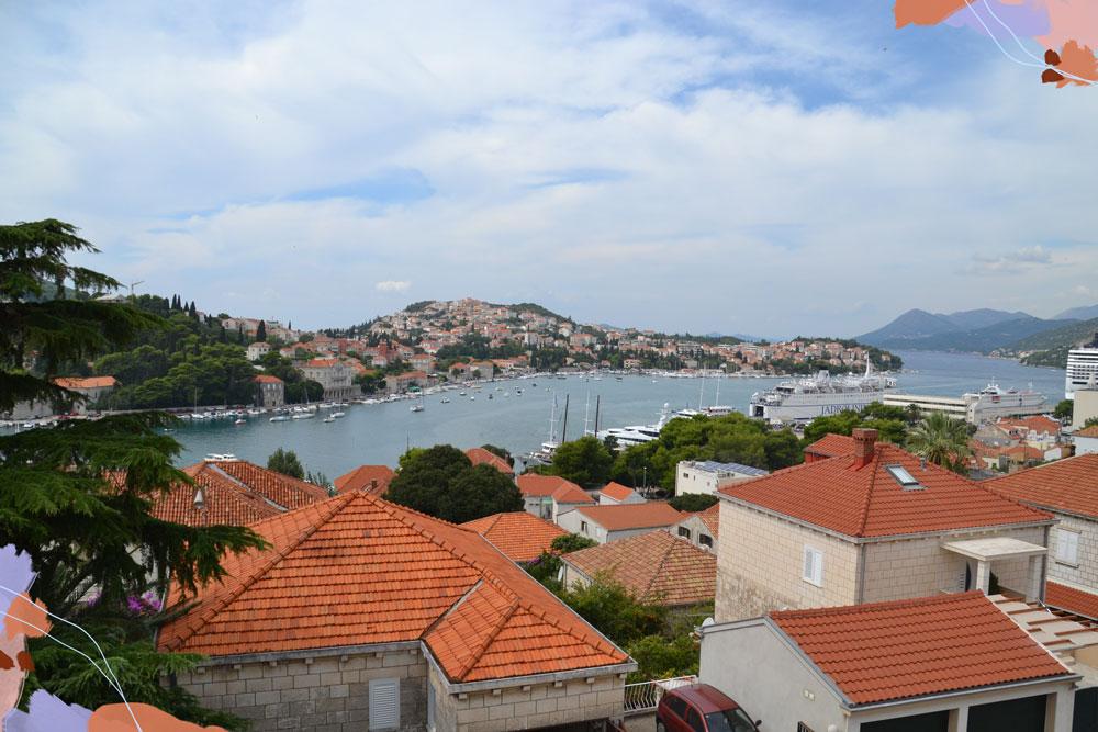 vistas de Dubrovnik desde Gh Maria