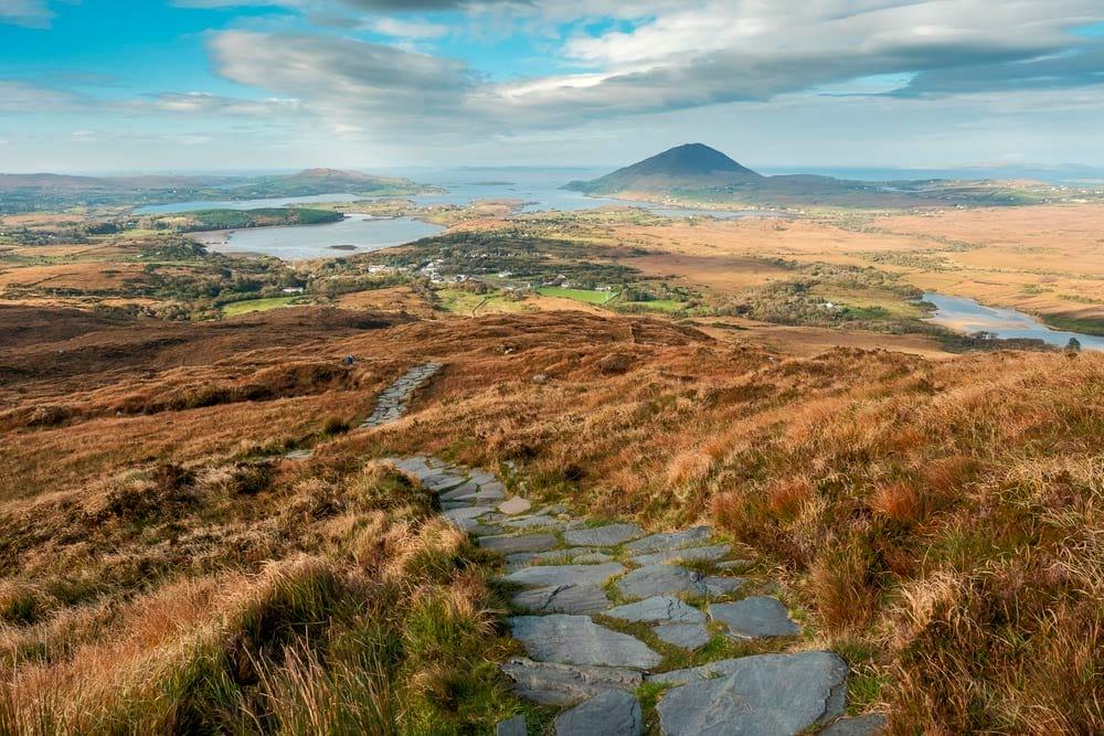 cosa fare nel Parco Nazionale di Connemara sentiero verso Diamond Hill