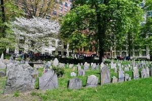 Boston Freedom Trail Granary-Burying-Ground