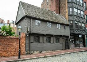 Freedom Trail Boston Casa di Paul Revere