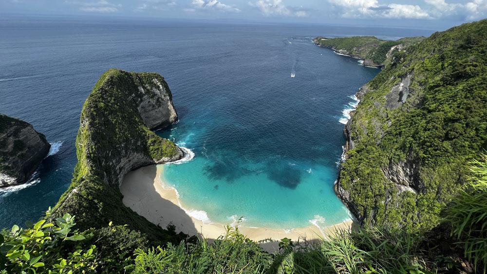spiaggia Nusa Penida foto aerea