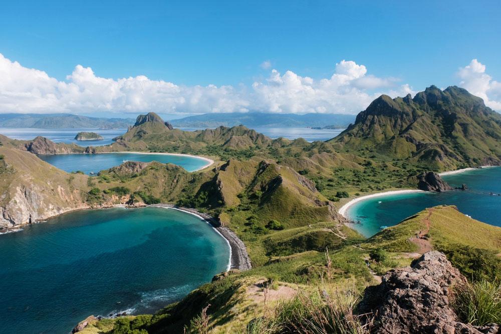 isola di komodo, in indonesia