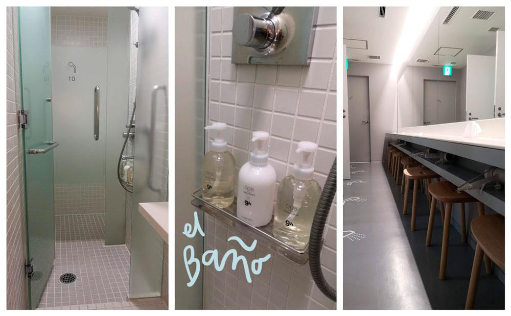 bagno dell'hotel capsule