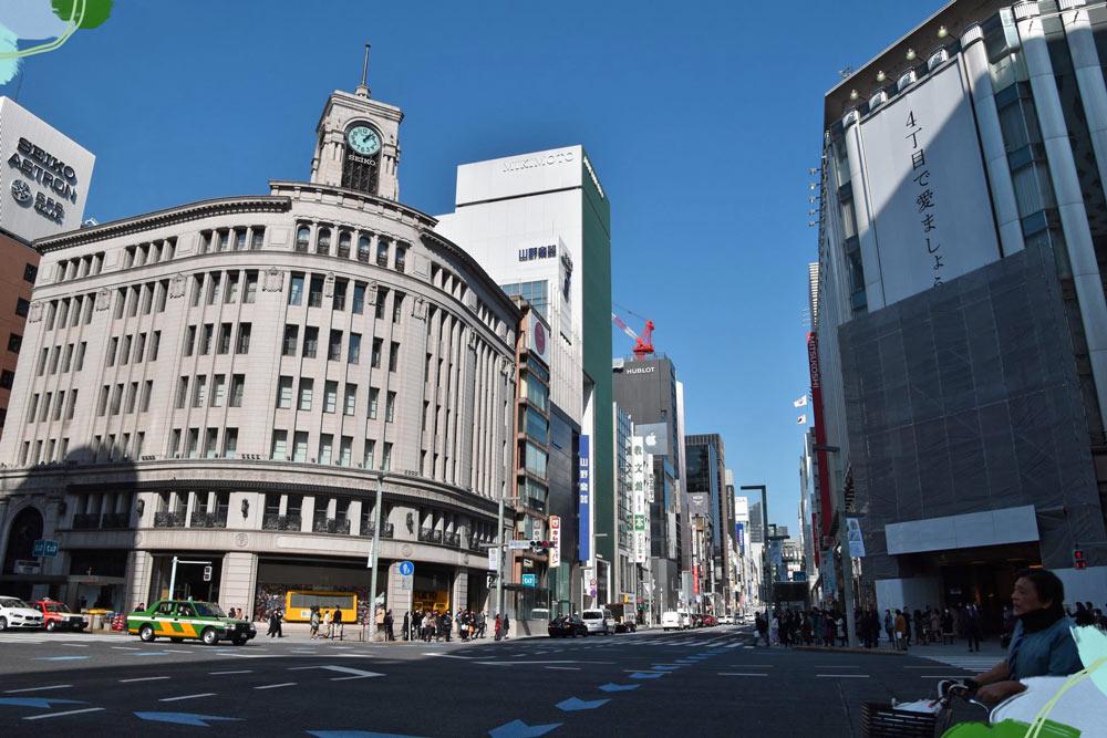 Ginza, a Tokyo
