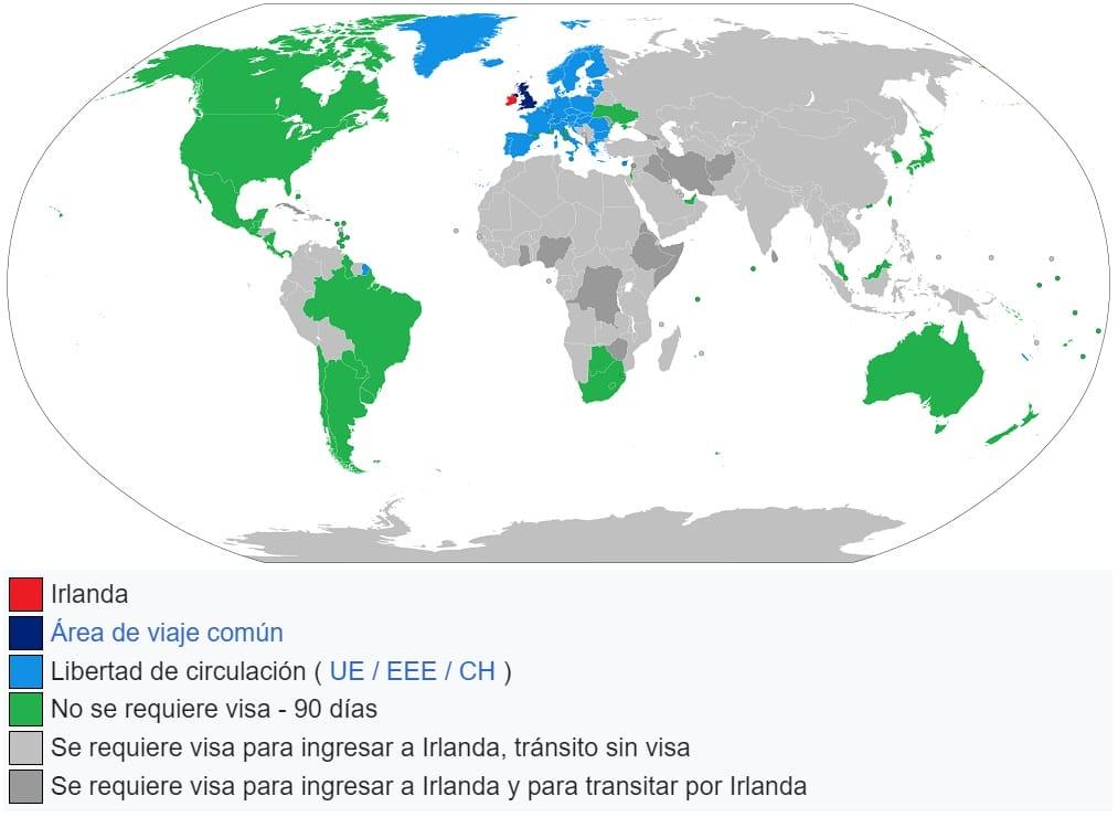 requisiti di ingresso nella Repubblica d'Irlanda