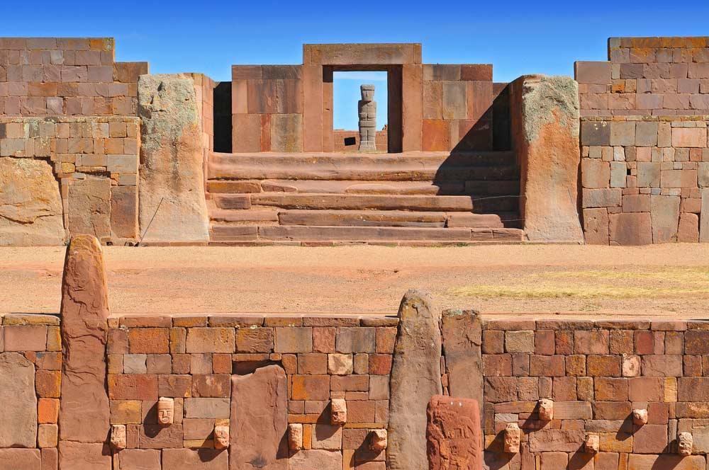 rovine di Tiwanaku Tiahuanaco Bolivia