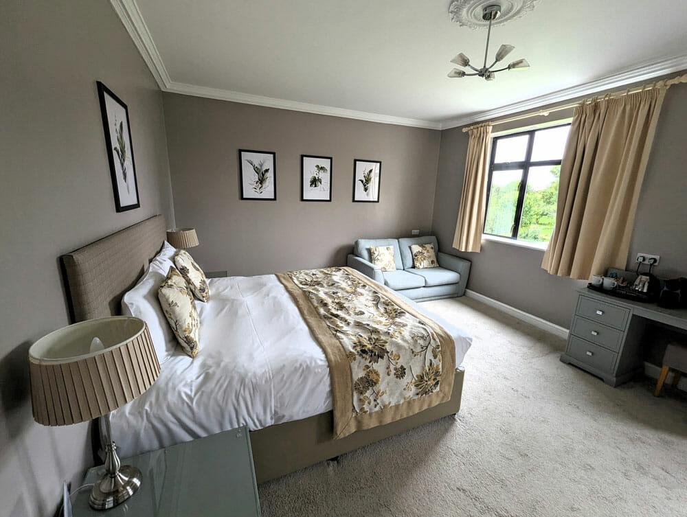 camera d'hotel nei Cotswolds Inghilterra