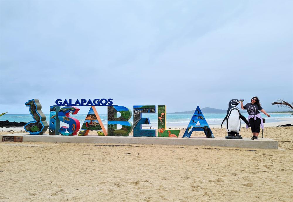 cartello Isabela Galápagos