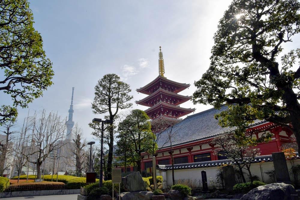 quartiere di Asakusa a Tokyo