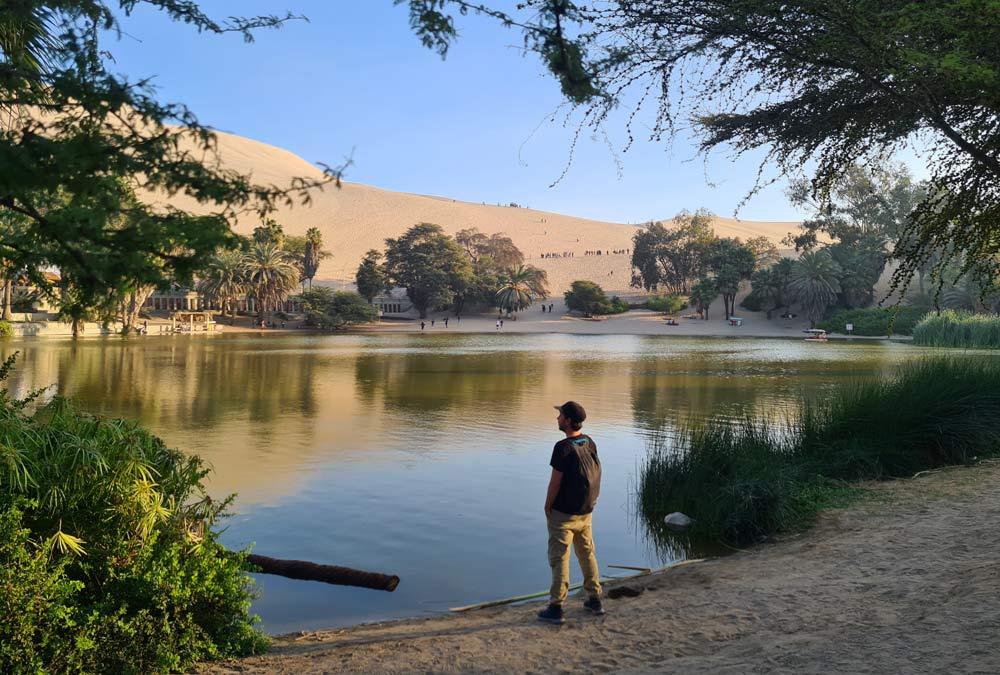 oasi di Huacachina in Perù