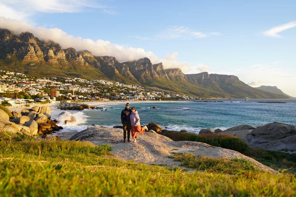 Vista Panoramica di Camps Bay a Città del Capo