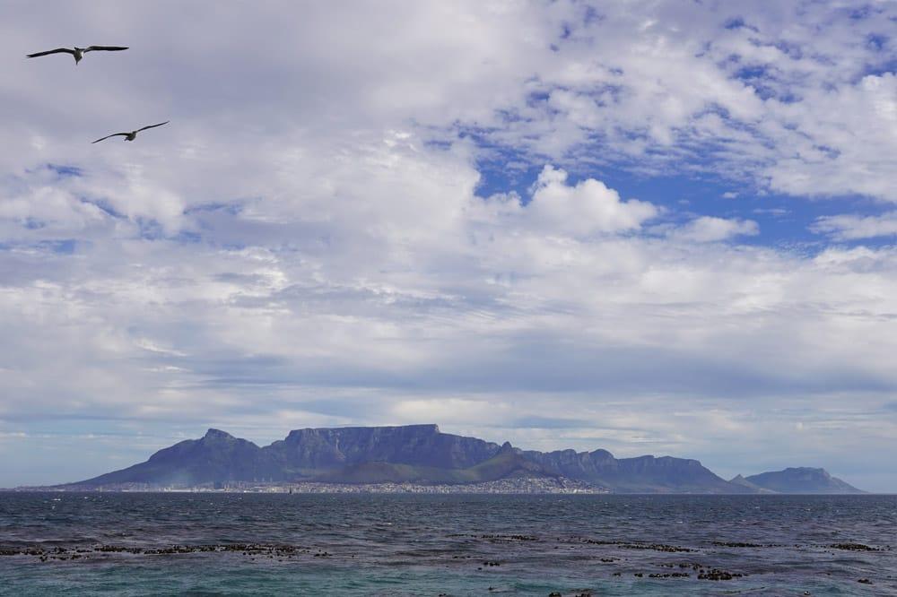 Città del Capo vista dall'Oceano