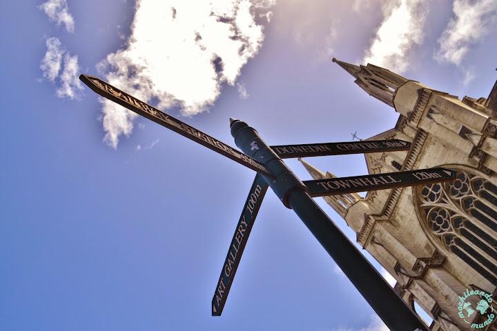 Piazza centrale di Dunedin