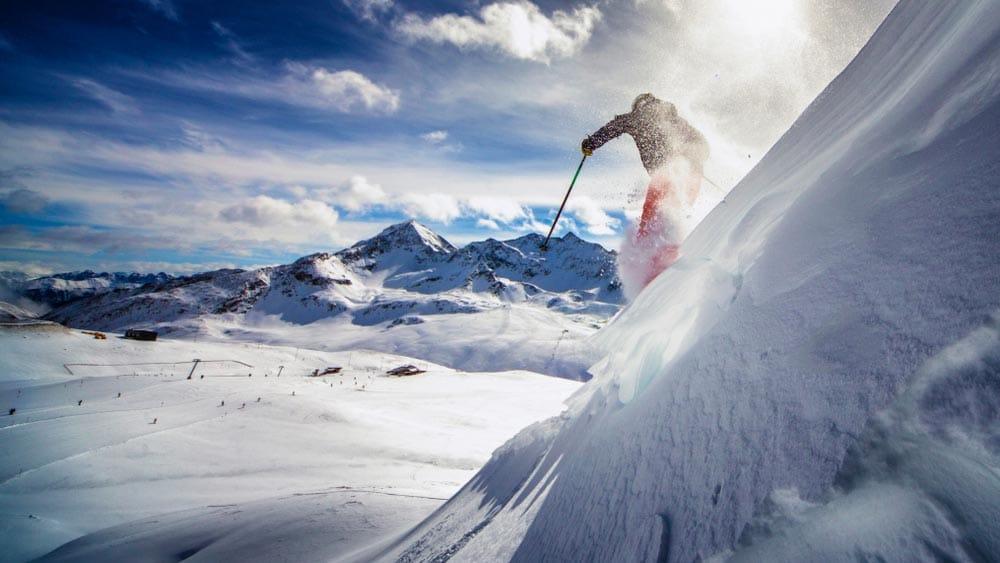 pista da sci a Whistler, Canada in inverno