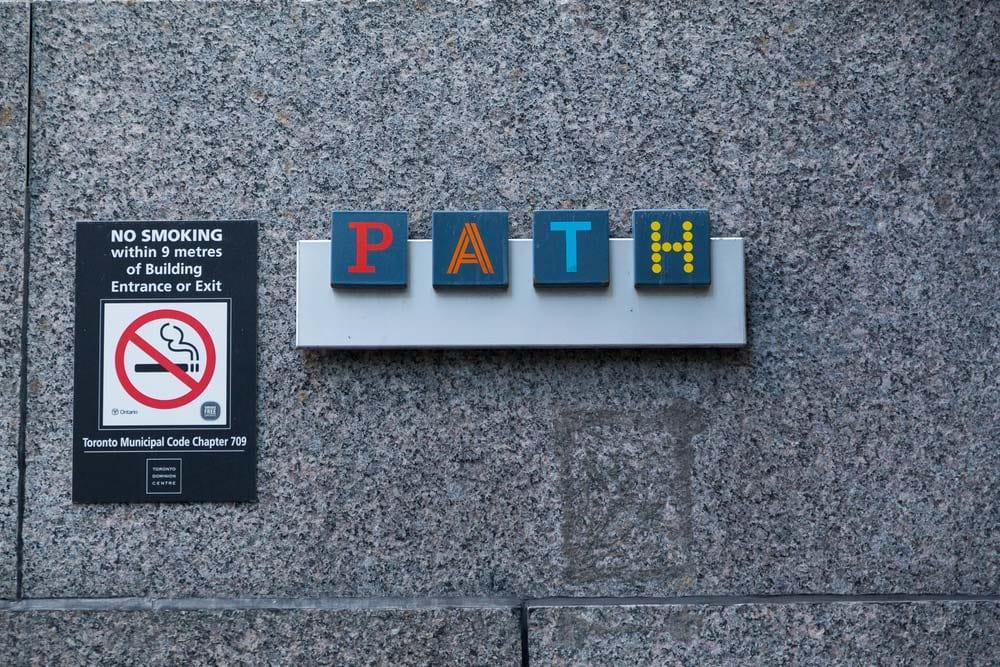 segnale del PATH a Toronto