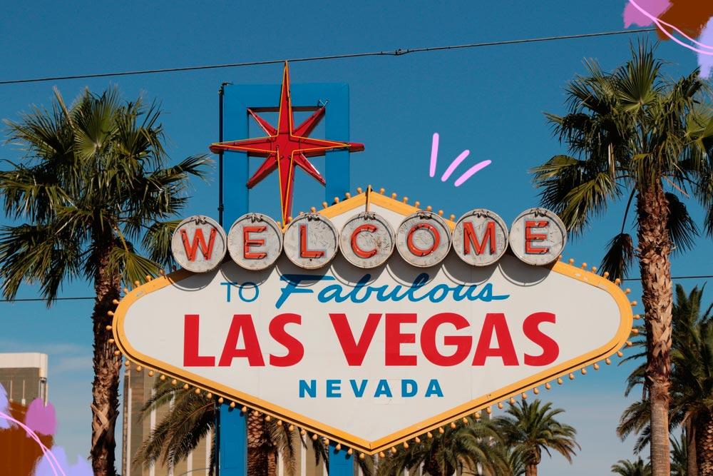 Cartello di benvenuto a Las Vegas