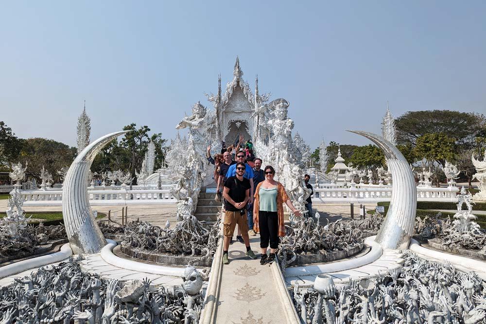 ponte tempio bianco Chiang Rai