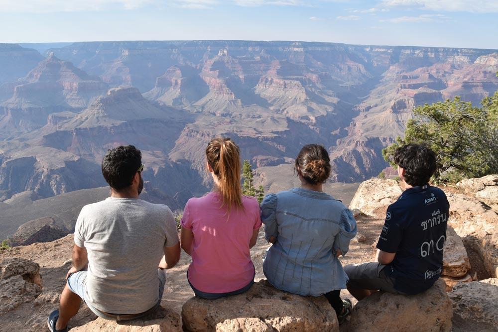 amici al grand canyon