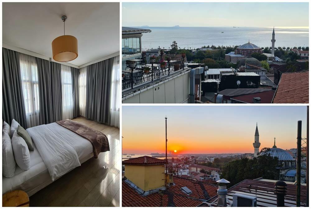 viste dalla terrazza del Rumours Inn Istanbul
